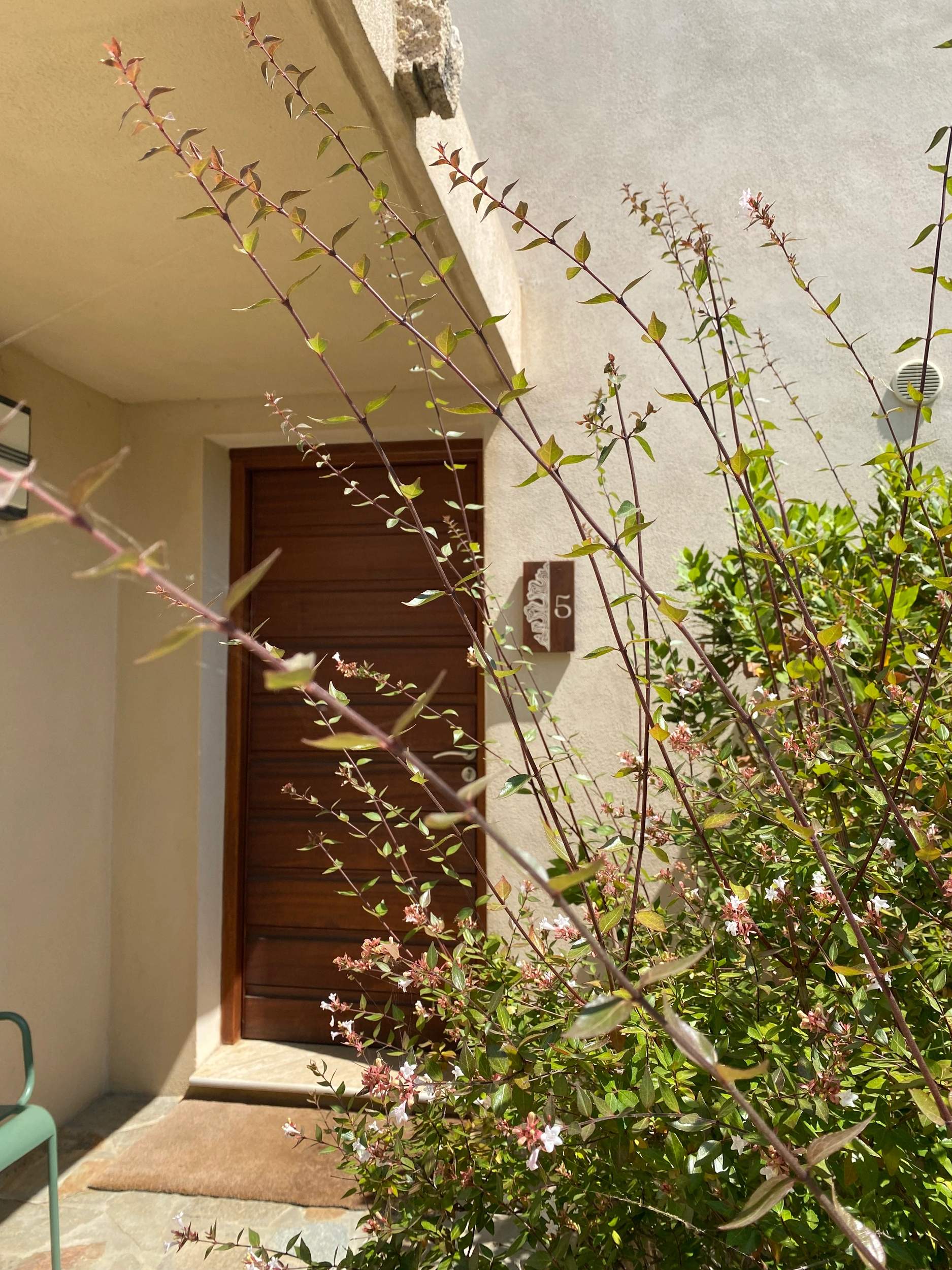 L'entrée de la villa U Figu